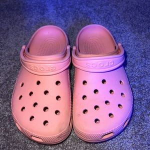 Salmon Pink Crocs